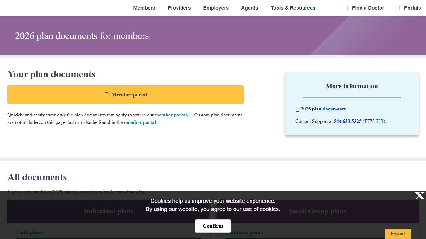 2026 Plan Documents Baylor Scott & White Health Plan